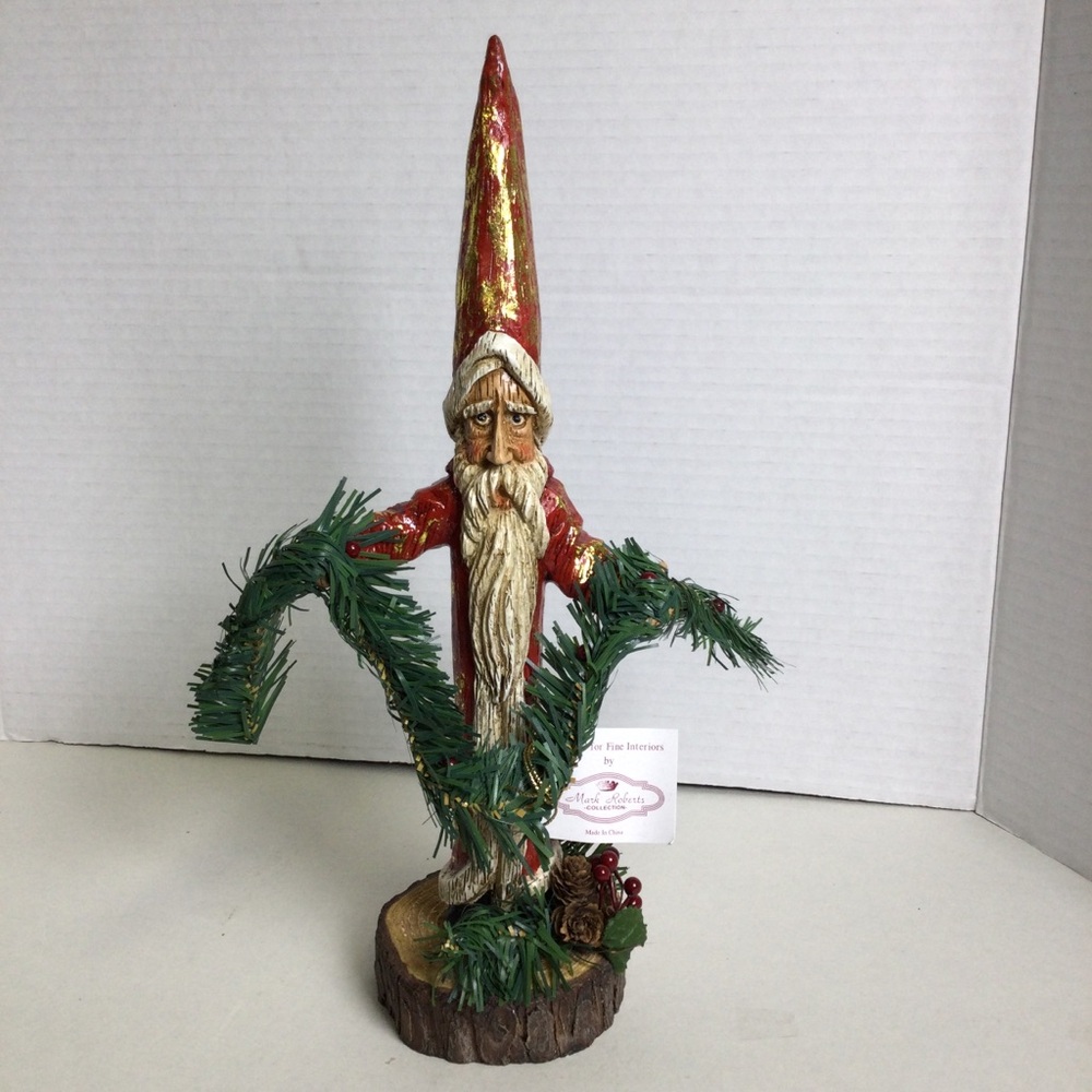 Fine Interiors Mark Roberts Vintage Enchanted Forest Santa Statue